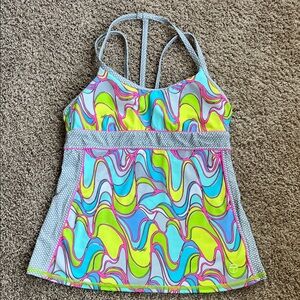 Trina Turk Multicolor Swirl Tank Top